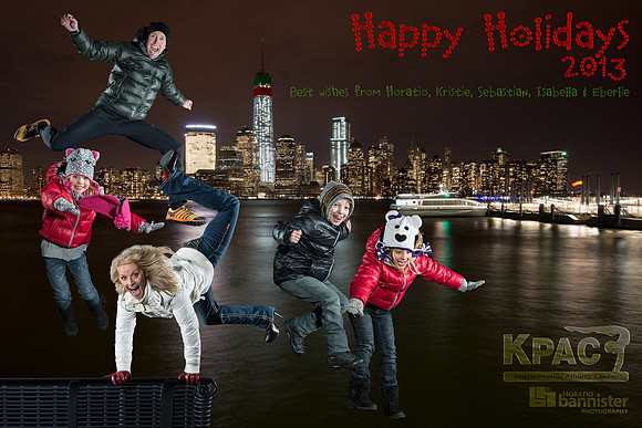 2013 Bannister Holiday Card - NY Skyline From Goldman Sachs